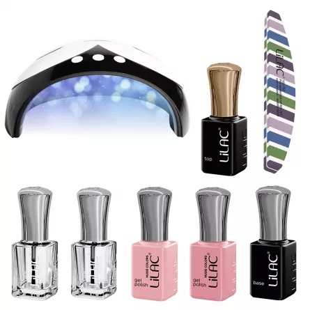 Kit oja semipermanenta Lilac Nude 6 oje #1, [],https:lilarossa.ro