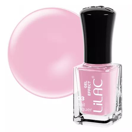 Lac de unghii Lilac, Gel Effect, 6 g, Enchanted Peony, [],https:lilarossa.ro