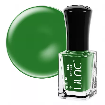 Lac de unghii Lilac, Gel Effect, 6 g, Green, [],https:lilarossa.ro