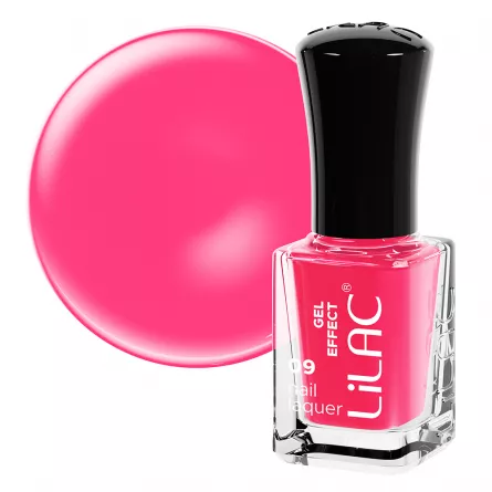 Lac de unghii Lilac, Gel Effect, 6 g, Pink, [],lilarossa.ro