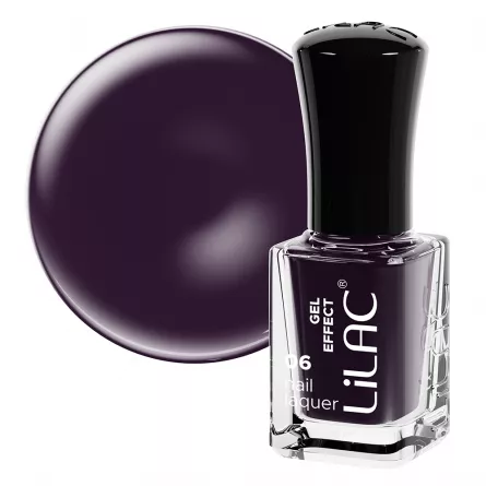 Lac de unghii Lilac, Gel Effect, 6 g, Beauty Breezer, [],https:lilarossa.ro