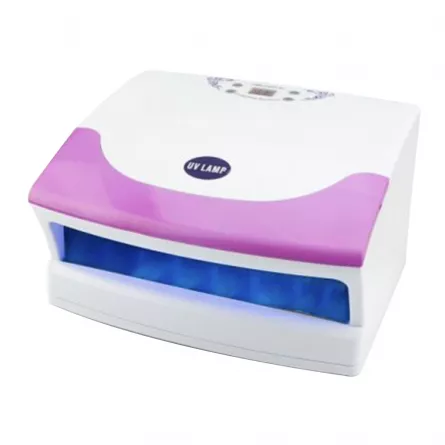 Lampa uv pentru oja semipermanenta si gel Simei, manichiura pedichiura, 54 W, alba, [],https:lilarossa.ro