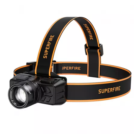 Lanterna Loomax frontala, Waterproof, Led, de actiune, cu incarcare USB, HL50, [],https:lilarossa.ro