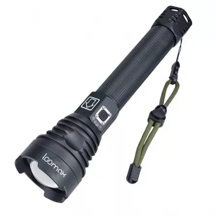 Lanterna Loomax, waterproof, led, de actiune, cu acumulator si incarcare USB, 6000 lm, 11-10002, [],https:lilarossa.ro