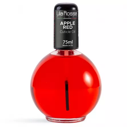 Ulei cuticule cu pensula, Lila Rossa, aroma Apple Red, 75 ml, [],https:lilarossa.ro