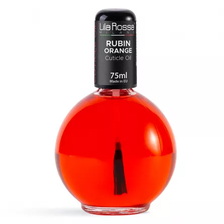 Ulei cuticule cu pensula, Lila Rossa, aroma Rubin Orange, 75 ml, [],https:lilarossa.ro