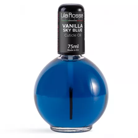 Ulei cuticule cu pensula, lila rossa, vanilla sky blue, 75 ml, [],https:lilarossa.ro