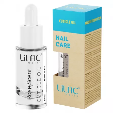 Lilac Nail Care Ulei Cuticule Rose Scent 17 ml, [],https:lilarossa.ro