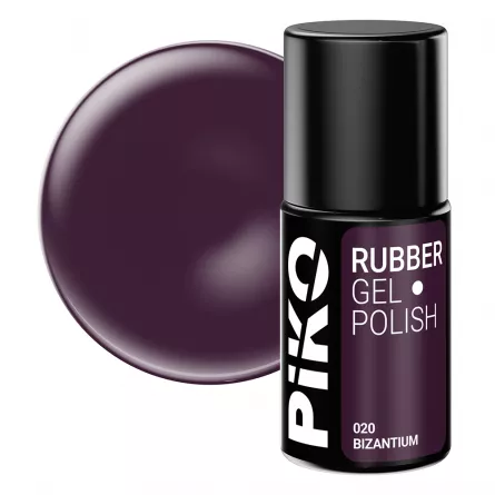 Oja semipermanenta Piko, Rubber, 7ml, 020 Bizantium, [],https:lilarossa.ro