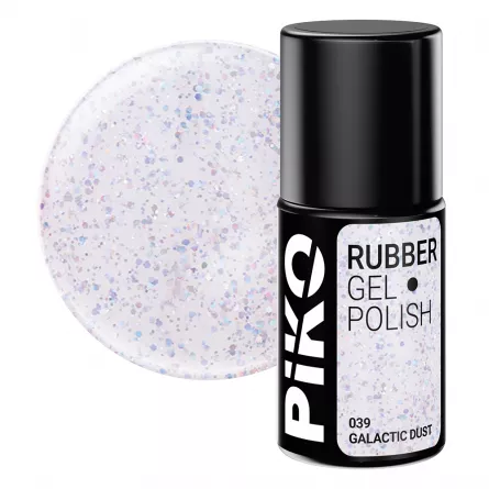 Oja semipermanenta Piko, Rubber, 7ml, 039 Galactic Dust, [],https:lilarossa.ro