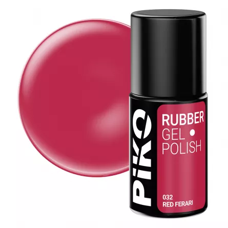 Oja semipermanenta Piko, Rubber, 7ml, 032 Red Ferari, [],https:lilarossa.ro