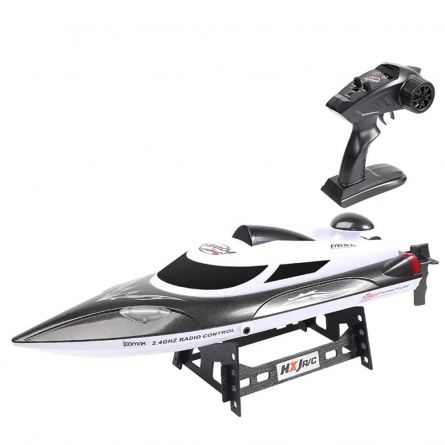 Barca de competitie Loomax, viteza 35km/h, cu telecomanda, negru, [],https:lilarossa.ro