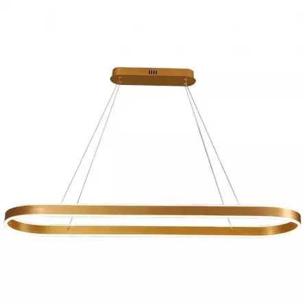 LUSTRA LED AURIU CU TELECOMANDA LUMINA RECE/CALDA/NEUTRA SI INTENSITATE REGLABILA, [],https:lilarossa.ro