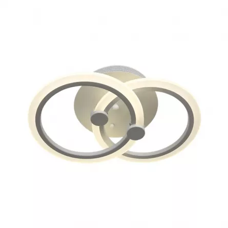 Lustra LED cu telecomanda, intensitate reglabila, 35 W, alba, lumina rece, calda, neutra, [],https:lilarossa.ro