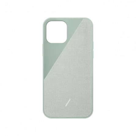 Husa telefon Native Union, Clic Canvas - iPhone 12 mini, sage, [],https:lilarossa.ro