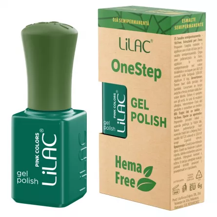Oja semipermanenta Lilac OneStep Hema Free Basic 006, [],https:lilarossa.ro