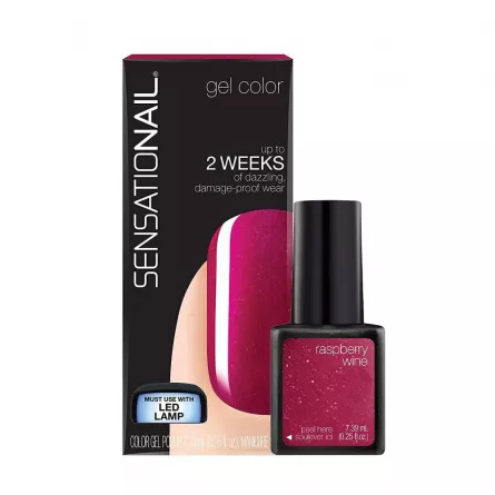 Oja semipermanenta SensatioNail Raspberry Wine 7.39 ml, [],https:lilarossa.ro