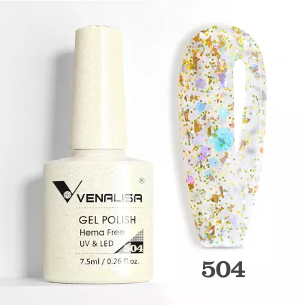Oja semipermanenta Venalisa VIP5 Hema-Free 7.5 ml 504, [],https:lilarossa.ro