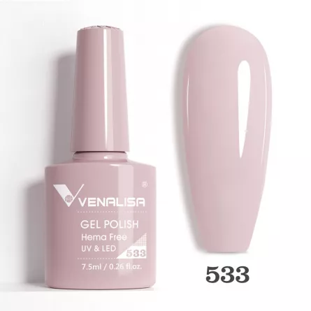 Oja semipermanenta Venalisa VIP5 Hema-Free 7.5 ml 533, [],https:lilarossa.ro