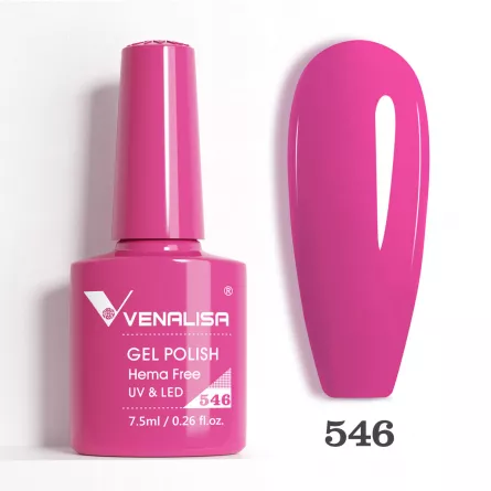 Oja semipermanenta Venalisa VIP5 Hema-Free 7.5 ml 546, [],https:lilarossa.ro