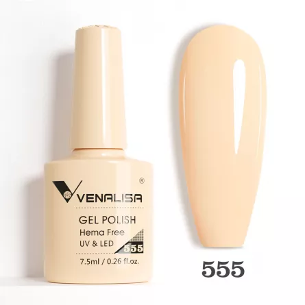 Oja semipermanenta Venalisa VIP5 Hema-Free 7.5 ml 555, [],https:lilarossa.ro