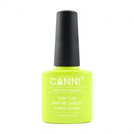 Oja semipermanenta, Canni, 002 green yellow, 7.3 ml, [],https:lilarossa.ro