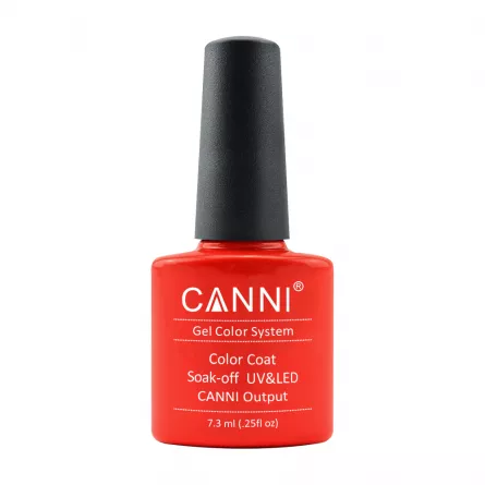 Oja semipermanenta, Canni, 034 orange red, 7.3 ml, [],https:lilarossa.ro