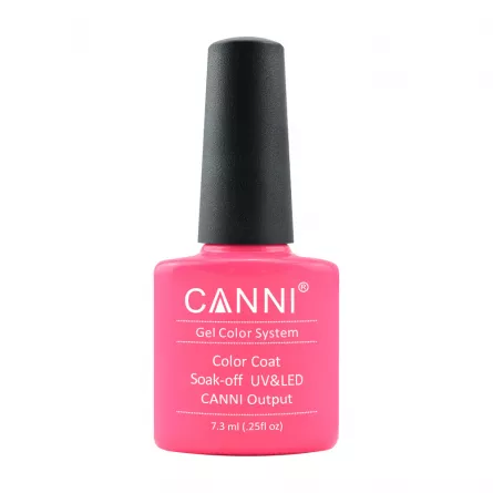 Oja semipermanenta, Canni, 050 deep pink, 7.3 ml, [],https:lilarossa.ro