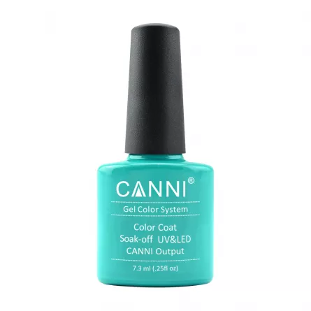 Oja semipermanenta, Canni, 077 turquoise, 7.3 ml, [],https:lilarossa.ro