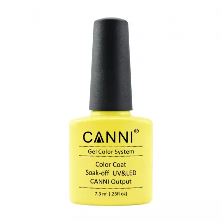 Oja semipermanenta, Canni, 084 yellow, 7.3 ml, [],lilarossa.ro