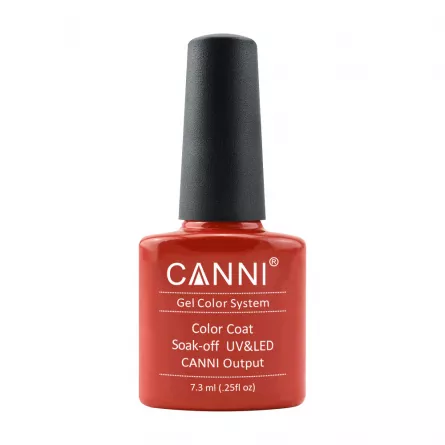 Oja semipermanenta, Canni, 137 orange red, 7.3 ml, [],https:lilarossa.ro
