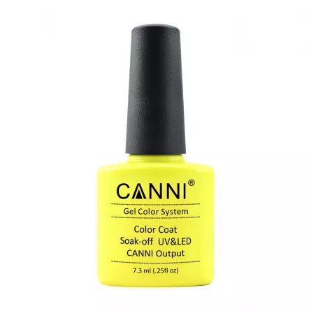 Oja semipermanenta, Canni, 140 yellow, 7.3 ml, [],https:lilarossa.ro