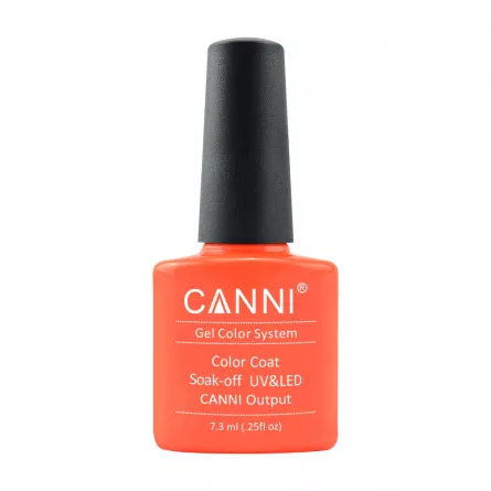 Oja semipermanenta, Canni, 142 orange, 7.3 ml, [],https:lilarossa.ro
