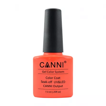 Oja semipermanenta, Canni, 177 orange red, 7.3 ml, [],https:lilarossa.ro