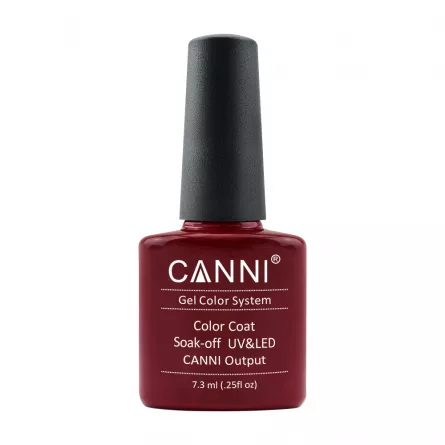 Oja semipermanenta, Canni, 181 dark red, 7.3 ml, [],https:lilarossa.ro