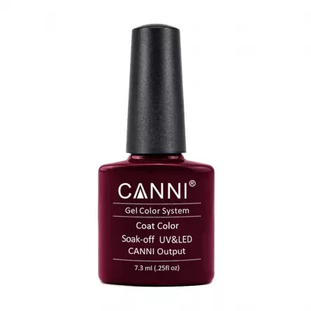 Oja semipermanenta, Canni, 257 dark red, 7.3 ml, [],https:lilarossa.ro