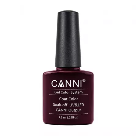 Oja semipermanenta, Canni, 258 dark red, 7.3 ml, [],https:lilarossa.ro