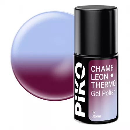 Oja semipermanenta Piko, Chameleon Thermo, 7 g, 07, Inferno, [],https:lilarossa.ro