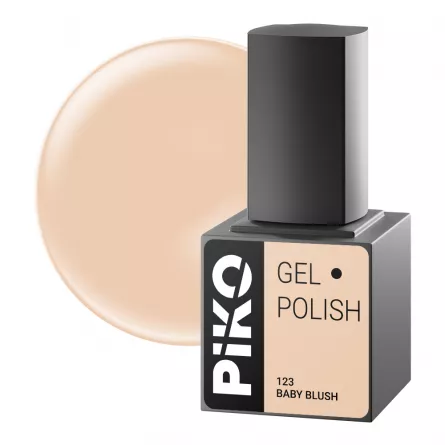 Oja semipermanenta Piko, 10ml, 123 Baby Blush, [],https:lilarossa.ro