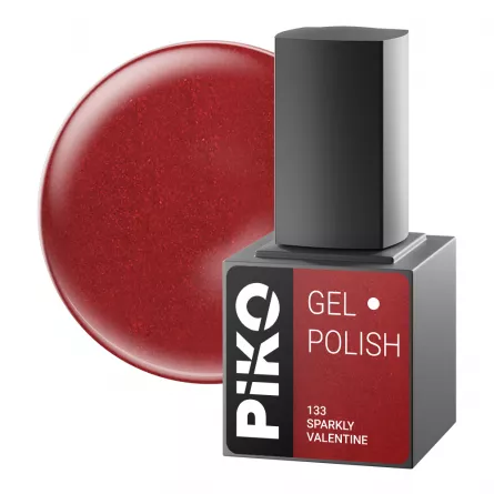 Oja semipermanenta Piko, 10ml, 133 Sparkly Valentine, [],https:lilarossa.ro