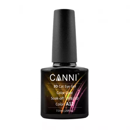 Oja semipermanenta, Canni, 3d Cat Eye a12, [],https:lilarossa.ro