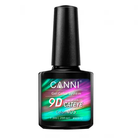 Oja semipermanenta Canni, 9D Cat Eye, 7.3 ml, nuanta 05, [],https:lilarossa.ro
