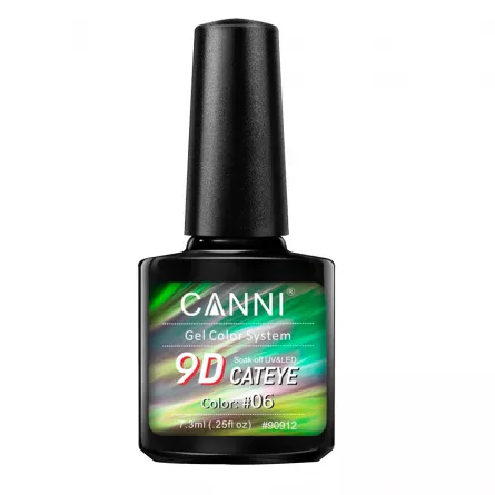 Oja semipermanenta Canni, 9D Cat Eye, 7.3 ml, nuanta 06, [],https:lilarossa.ro