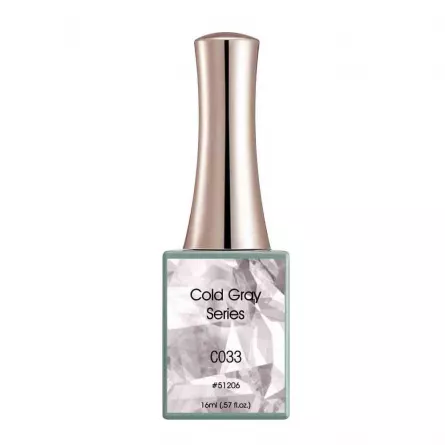 Oja semipermanenta Canni, Cold Gray, 16 ml, c033, [],https:lilarossa.ro