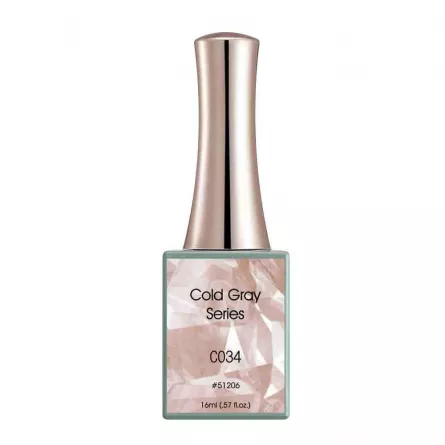 Oja semipermanenta Canni, Cold Gray, 16 ml, c034, [],https:lilarossa.ro