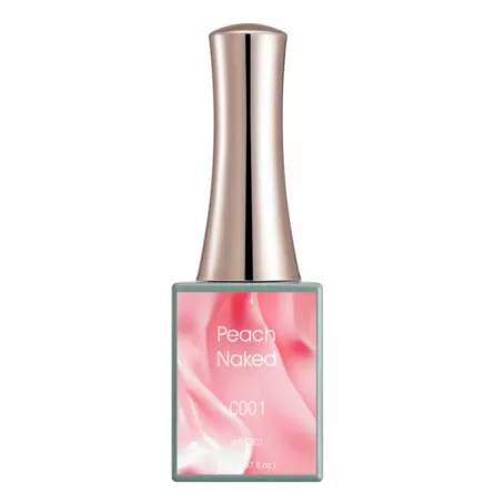 Oja semipermanenta Canni, Peach Naked, 16 ml, c001, [],https:lilarossa.ro