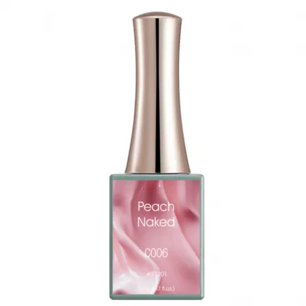 Oja semipermanenta Canni, Peach Naked, 16 ml, c006, [],https:lilarossa.ro