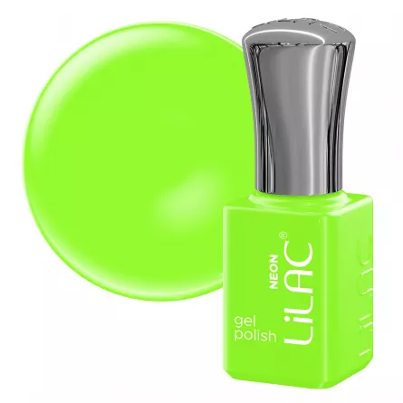 Oja semipermanenta Lilac, colectia Neon colors, 6 g, 44, Lime, [],https:lilarossa.ro