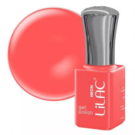 Oja semipermanenta Lilac, colectia Neon colors, 6 g, 45, Red, [],https:lilarossa.ro