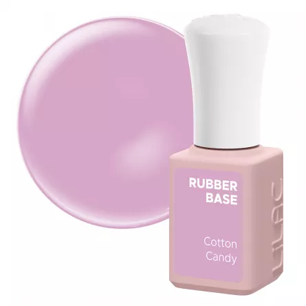 Oja semipermanenta Lilac Rubber Base, Cotton Candy, 6 g, [],https:lilarossa.ro